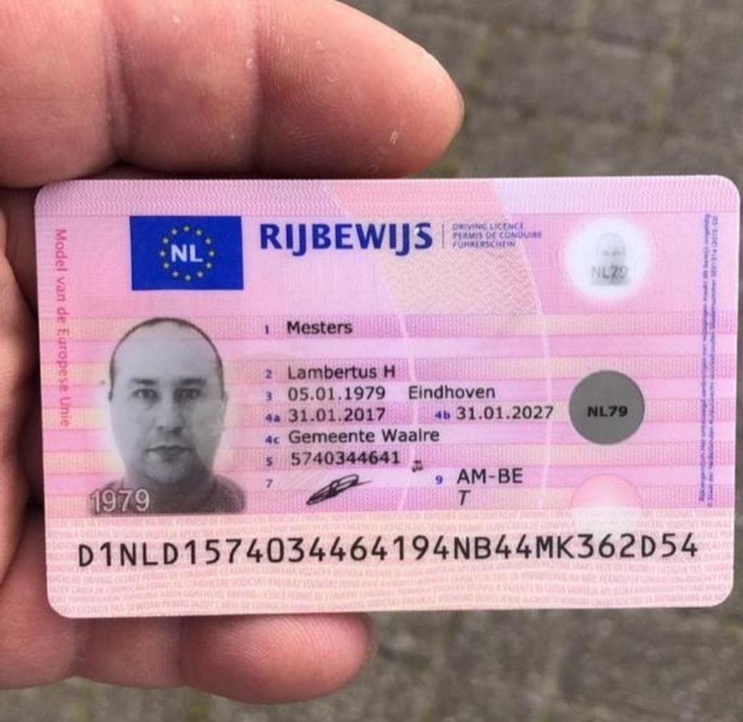 Buy Dutch Driving License - Rijbewijs EU - PassportIDZone Netherlands Driving License, (Nederlands Rijbewijs), Latest EU Photocard,