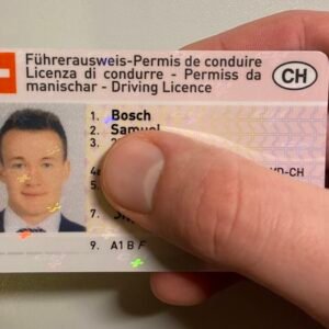 Swiss Driving License, Führerschein, Permis de Conduire, Cantonal DL, Swiss DL replica, credit card format license