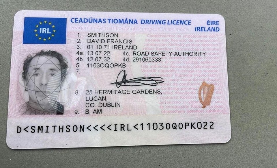 Irish Driving Licence EU Card - PassportIDZone Irish Driving Licence EU Card – Genuine EU Driving Permit