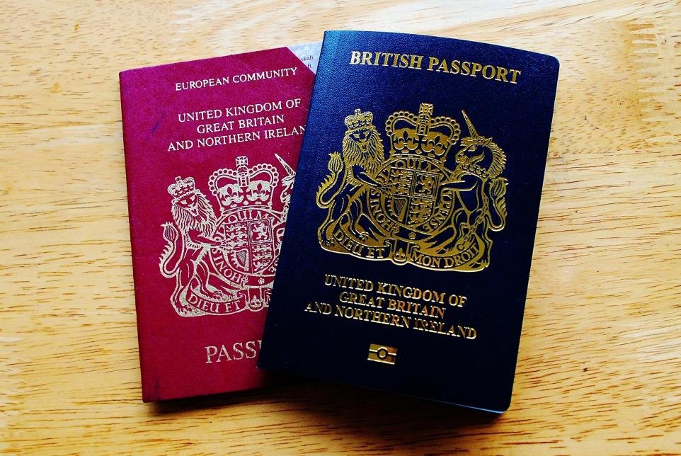 Biometric British Passport 2026 - Registered Blue Series B UK Passport