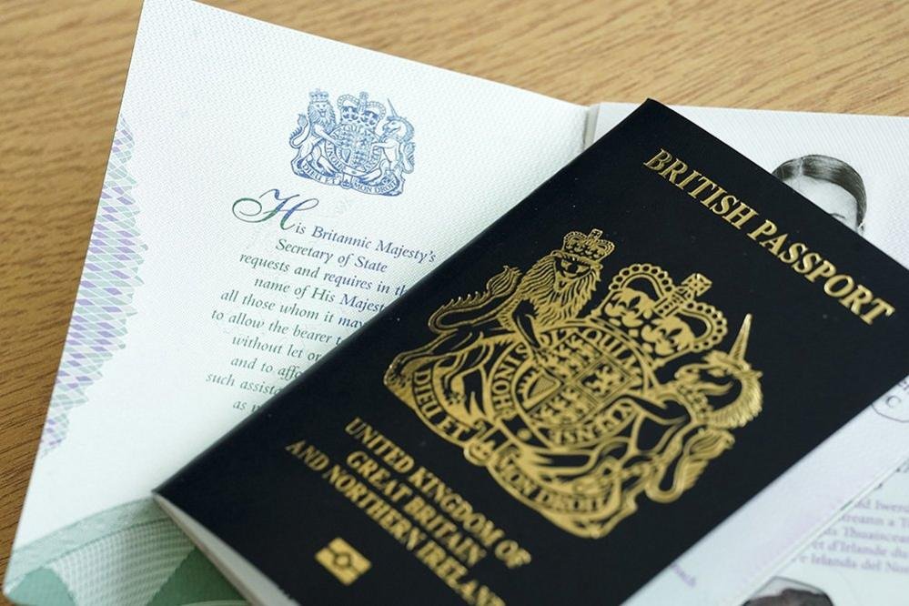British Passport Online for Sale - PassportIDZone British Passport Online for Sale 2026 - Blue UK ePassport Security Features.