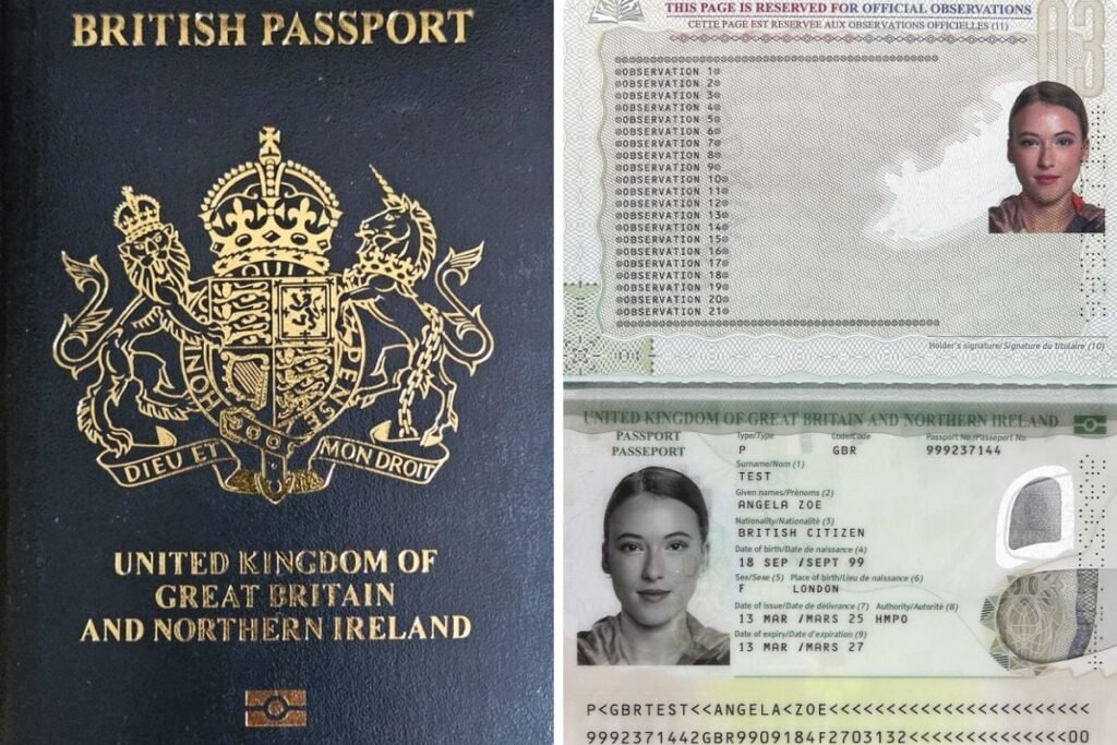 all-new-passports - PassportIDZone UK Passports for Sale 2026 - King Charles III Series Biometric Details.