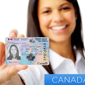 Buy Canada PR Card Online Registered Canadian Permanent Resident Card Polycarbonate Laser Engraved