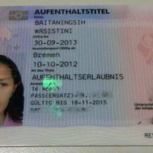 Buy German Residence Permit Online - PassportIDZone Buy German Residence Permit Online Registered Biometric eAT Card Polycarbonate Laser Engraved